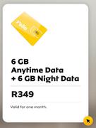 Yello 6GB Anytime Data + 6GB Night Data