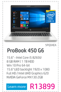 HP ProBook 450 G6 5PQ04EA