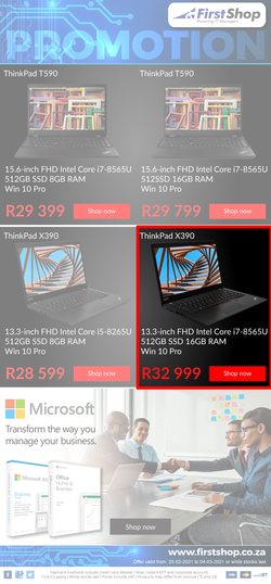 First Shop : Lenovo Laptops Promo (25 February - 4 March 2021), page 3