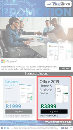 First Shop : Microsoft Promo (23 February - 2 March 2021), page 1