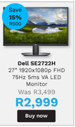 Dell 27" VA LED Monitor SE2722H