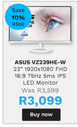 Asus 23" IPS LED Monitor VZ239HE-W