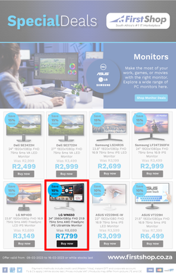 First Shop : Monitors (09 February - 16 February 2023), page 1