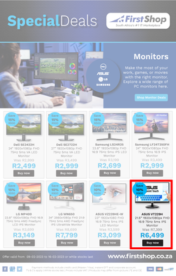 First Shop : Monitors (09 February - 16 February 2023), page 1