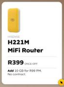 Hisense H221M MiFi Router-PayAsYouGo