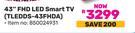 Telefunken 43"(109cm) FHD LED Smart TV TLEDDS-43FHDA