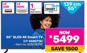 JVC 55"(139cm) QLED 4K Smart TV LT-55NQ714