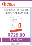 Microsoft Office 365 Personal Box Set QQ2-00557