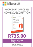 Microsoft Office 365 Home Subscription 6GQ-00686