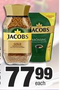 Jacobs Kronung Instant Coffee Jar 200g Or Economy Pack 250g-Each