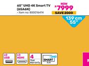 Hisense65"(165cm) UHD 4K Smart TV 65A6N