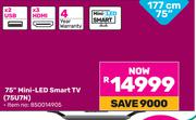 Hisense 75"(177cm) Mini-LED Smart TV 75U7N
