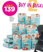 Pampers Pants Junior 48's/ Midi 60's/Maxi 52's/XL 44's-Per Pack