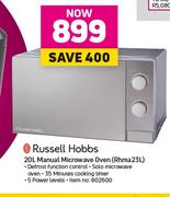 Russell Hobbs 20L Manual Microwave Oven Rhma23L