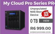 WD My Cloud Pro Series PR4100 Unpopulated NAS Storage Device WDBNFA0000NBK-EESN