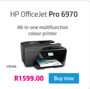 HP Officejet Pro 6970 All In One Multifunction Colour Printer
