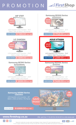 First Shop : Monitors On Promotion (17 April - 30 April 2018), page 2