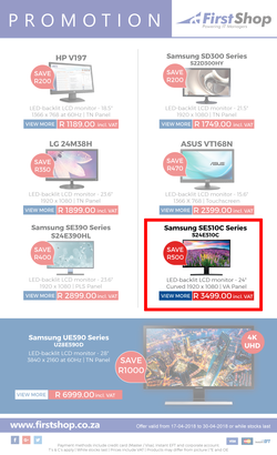 First Shop : Monitors On Promotion (17 April - 30 April 2018), page 2