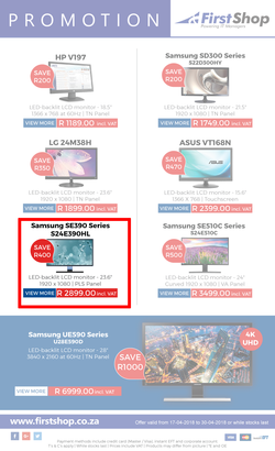 First Shop : Monitors On Promotion (17 April - 30 April 2018), page 2