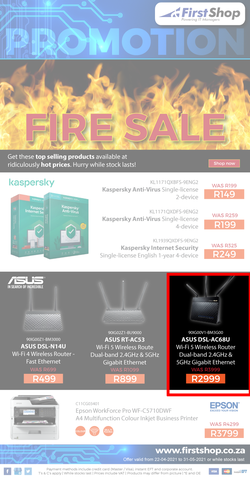 First Shop : Fire Sale (22 April - 31 May 2021), page 1