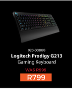 Logitech Prodigy G213 Gaming Keyboard 920-008093