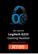 Logitech G233 Gaming Headset 981-000703