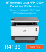 HP Neverstop Laser MFP 1200w Mono Laser Printer 4RY26A