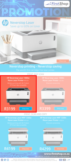 First Shop : HP Printer Promo (15 April - 22 April 2021), page 1