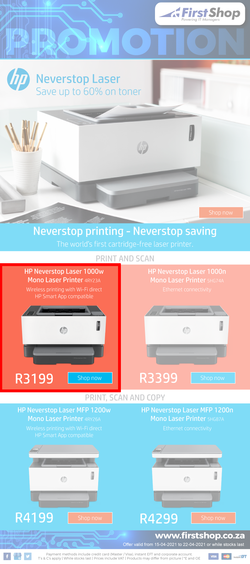 First Shop : HP Printer Promo (15 April - 22 April 2021), page 1