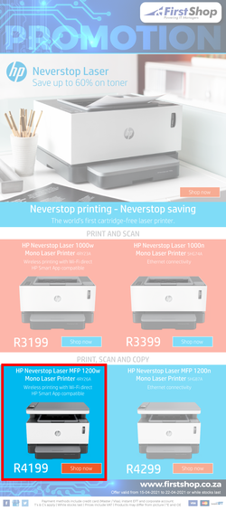 First Shop : HP Printer Promo (15 April - 22 April 2021), page 1