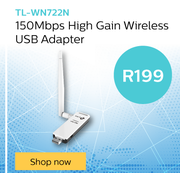 TP-LInk 150 Mbps High Gain Wireless USB Adapter TL-WN722N
