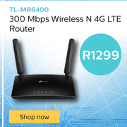TP-Link 300 Mbps Wireless N 4G LTE Router TL-MR6400