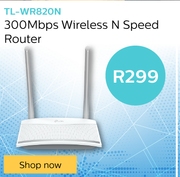 TP-Link 300 Mbps Wireless N Speed Router TL-WR820N