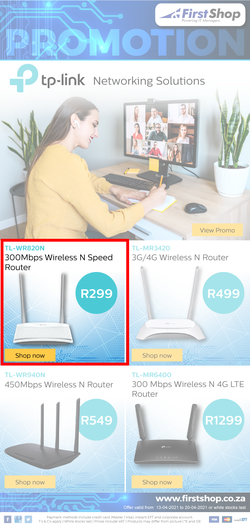 First Shop : TP-Link Promo (13 April - 20 April 2021), page 2