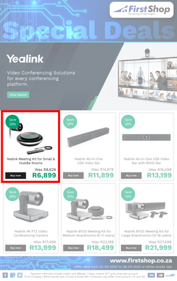 First Shop : Yealink (22 April - 29 April 2022), page 1