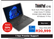 Lenovo ThinkPad E15 i7 Laptop