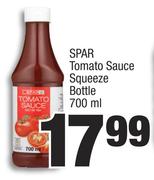 Spar Tomato Sauce Sqeeze Bottle-700ml 