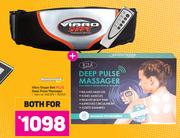 Homemark Vibro Shape Belt + Deep Pulse Massager-For Both