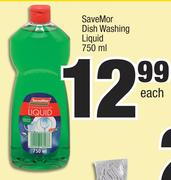 Save Mor Dish Washing Liquid-750ml Each