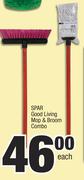 Spar Good Living Mop & Broom Combo-Each