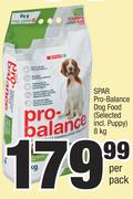 Spar Pro-Balance Dog Food (Selected Incl. Puppy)-8kg Per Pack