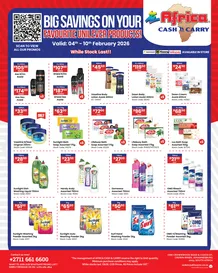 Africa Cash & Carry : Big Savings (04 February - 10 February 2026)