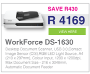 Epson WorkForce DS-1630 Desktop Document Scanner