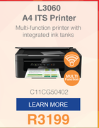 Epson L3060 A4 ITS Printer C11CG50402