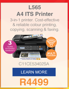 Epson L565 A4 ITS Printer C11CE53402SA