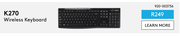 Logitech K270 Wireless Keyboard 920-003736