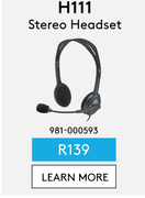 Logitech H111 Stero Headset 981-000593