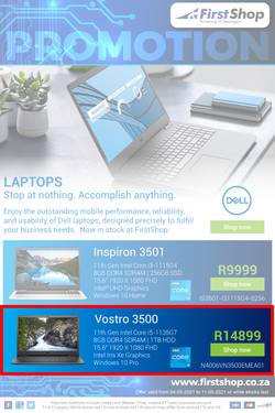 First Shop : Dell Laptop Promotion (4 May - 11 May 2021), page 1