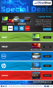 First Shop : Laptop Deals (04 May - 11 May 2022)