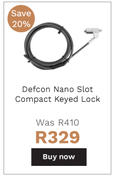 Targus Defcon Nano Slot Compact Keyed Lock